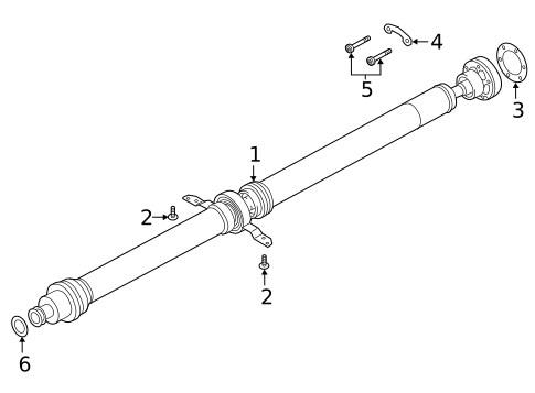 Drive Shaft for 2016 Porsche Macan #0