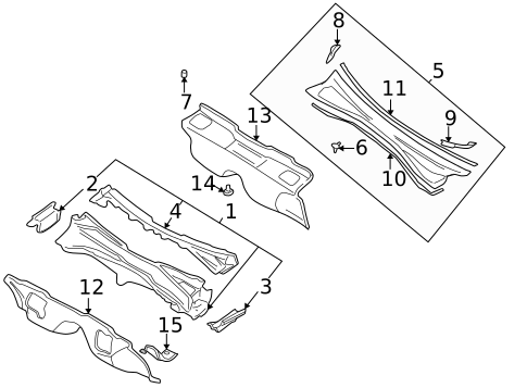 Cowl for 2003 Subaru Impreza #0