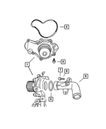 4884159AE - Cooling: Water Pump for Mopar Image