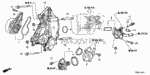 90050PNA003 - Engine: BOLT, SPECIAL (6X19) (NIPPON THERMOSTAT) for Honda Image