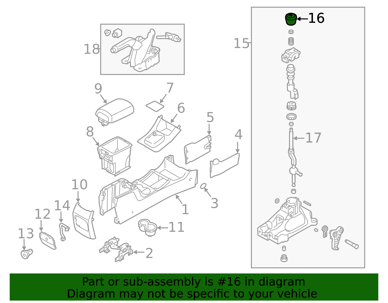 43711 2P200VA Shift Knob 2011 Kia Sorento Kia Parts Store