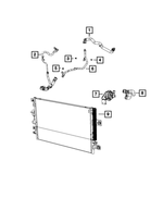 6102612AA - Cooling: Hex Nut And Washer for Mopar Image image