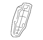 81529STKA01 - Body: Motor Cover for Acura Image