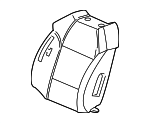 81527STXA01 - Body: Seat Back Pad for Acura Image