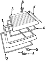6700516270 - Body: Gate for Toyota: Tercel Image