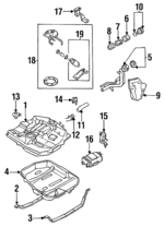 BC1M42740C - : Protector for Mazda: Protege Image