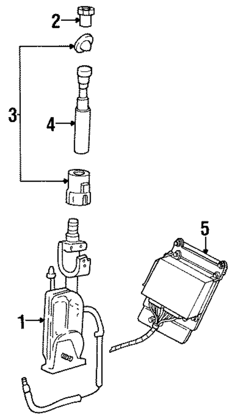 Antenna & Radio for 1997 Ford Taurus #0