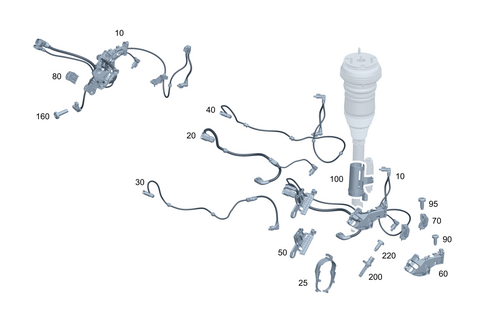 Rear Axle Wiring for 2026 Mercedes-Benz S500 #0