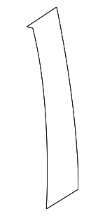 7410A558XA - : Black Out Tape for Mitsubishi: Endeavor Image