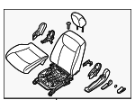 870503NF2C - Body: Seat Assembly for Nissan Image