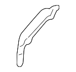 1W1Z5402504AA - Body: Windshield Pillar for Ford: Crown Victoria | Lincoln: Town Car | Mercury: Grand Marquis, Marauder Image