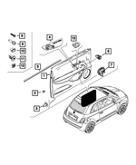 68217613AA - Interior Trim: Retainer Pin for Mopar Image