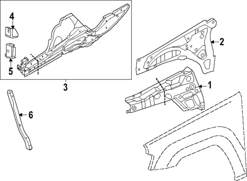 Structural Components & Rails for 2018 Jeep Grand Cherokee #0