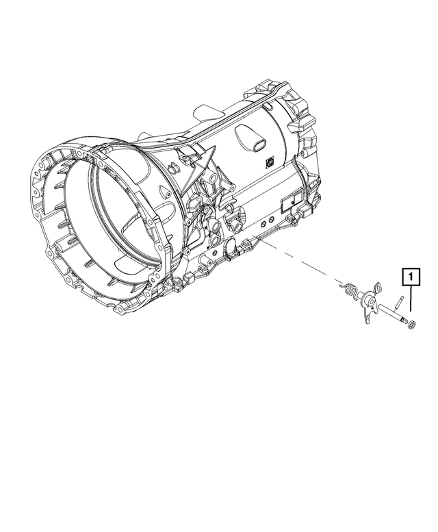 « 68144177AA – 8HP70; 8-Speed; Automatic Transmission : Arbre Sélecteur Joint pour Mopar Image »