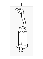LJA7031AB - Body: Washer Pump for Jaguar Image