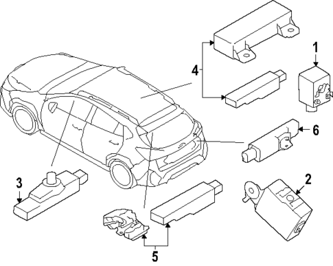 Keyless Entry Components for 2025 Subaru Crosstrek #0