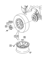 5GY15S4AAC - Wheels, Covers and Jacks: Steel Wheel for Mopar Image