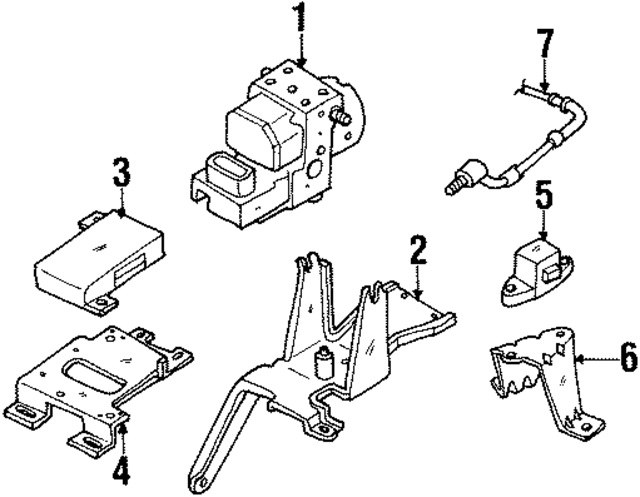 8971621921 - Electrical: ABS Control Unit for Acura Image