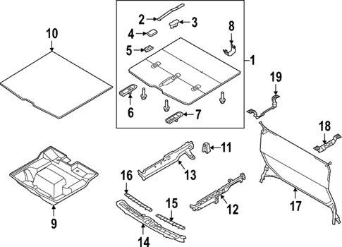 Interior Trim - Rear Body for 2025 Volvo EC40 #0