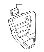 25996311 - Body: Door Trim Panel for Hummer: H3 Image