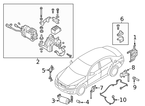 Anti-Lock Brakes for 2015 Hyundai Equus #3