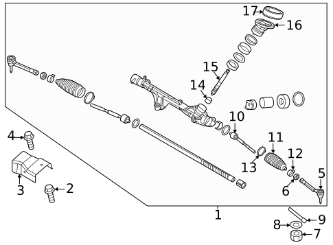Steering Gear & Linkage for 2023 Kia Sportage #0