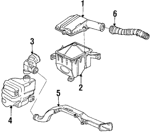 Air Intake for 1989 Honda Civic #0