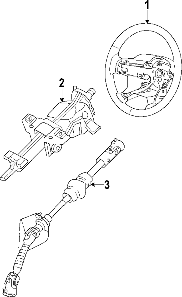7AW06DX9AA - Steering: Steering Wheel for Mopar Image