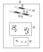 82212092AG - : Tubular Side Step Kit for Mopar Image