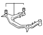 8H0399315Q - Suspension: Engine Cradle for Audi Image