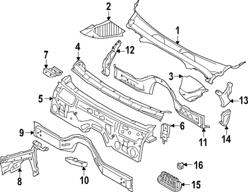 Cowl for 2024 BMW i4 #0