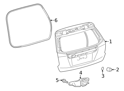 Gate & Hardware for 2017 Toyota Prius V #0