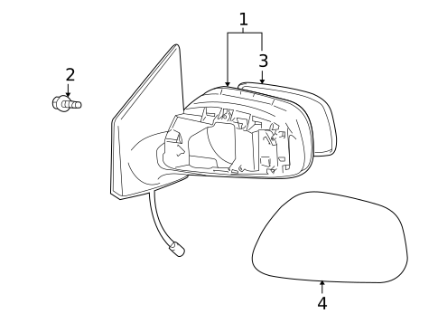 Outside Mirrors for 2012 Toyota Corolla #0