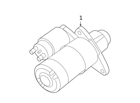 Starter & Related Components for 2008 Mercury Milan #0