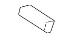 1T0845237 - Body: Windshield Spacer for Volkswagen Image