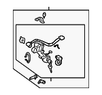 6350S3YA30ZA - : 2004-2006 Honda Insight - Cylinder Set Key *YR233L* (Titanium) for Honda: Insight Image