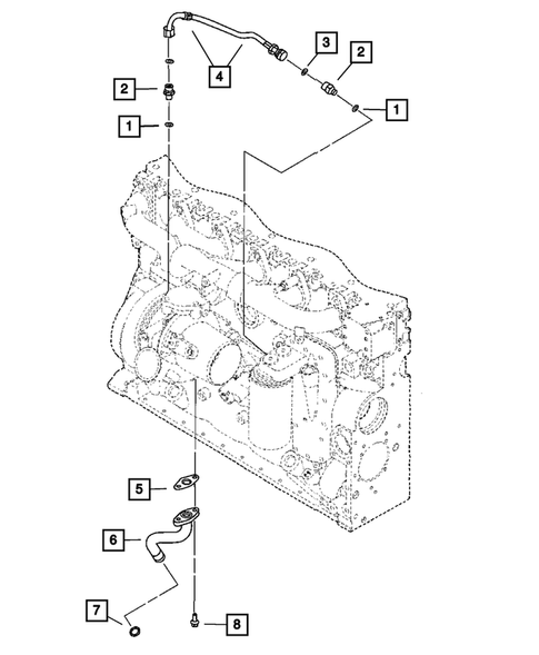 Engine Oiling for 2007 Dodge Ram 3500 #2