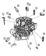 56028563AA - Electrical: Knock Sensor for Mopar Image