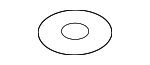33316855920 - Suspension: Rear Mount Washer for BMW Image