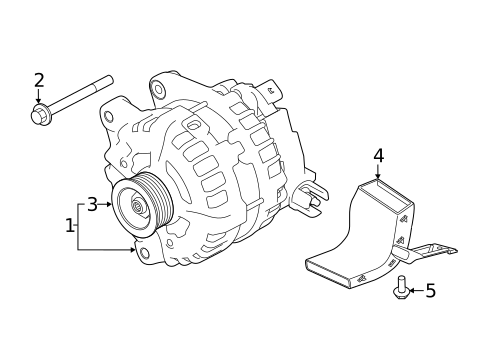 Alternator for 2019 Jaguar F-Type #0