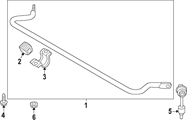 55513P6000 - : Stabilizer Bar Bushing for Hyundai Image
