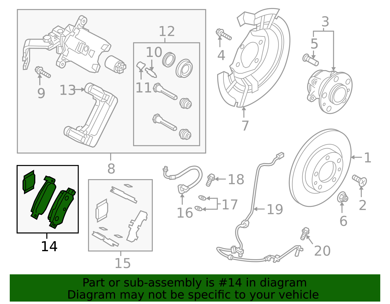 DAY3-26-48ZB - Brake Pads Rear - 2016-2018 Mazda CX-3 | Mazda Swag