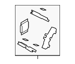 DAY32649ZB - Brakes: Brake Pads Retainer Kit for Mazda: CX-3 Image