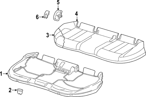 Rear Seat Components for 2024 Audi RS7 Sportback #3