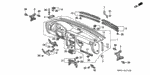 77630SM4A02ZC - Interior/Bumper: OUTLET ASSY., PASSENGER *NH1L* (BLACK) for Honda Image