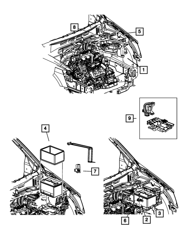 BLH7F001AA - Electrical: Storage Battery for Mopar Image image