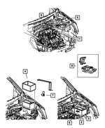 68053342AD - : Battery Tray for Mopar Image