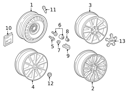 Covers & Trim for 2018 Audi A3 Sportback e-tron #0