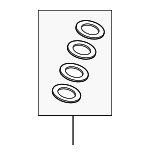 6536ST0000 - Steering: Shim for Honda: Accord, Civic, CR-V, Odyssey Image