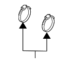 53449S04J51 - : Boot Clamp for Honda: CR-V, Prelude Image